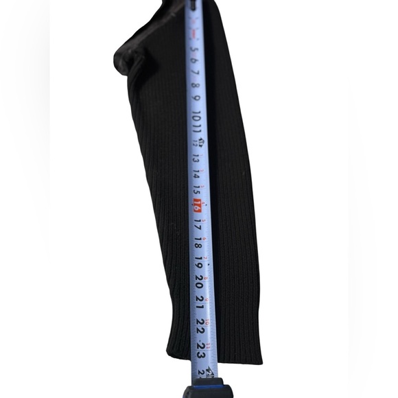 FABIO brown genuine leather with sweater sleeves jacket sz Medium vintage Y2K - Picture 14 of 17